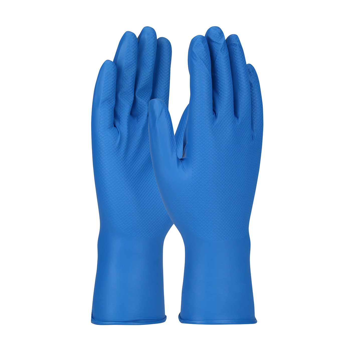 GRIPPAZ FOOD PLUS BLUE 8 MIL FISH SCALE - Disposable Gloves
